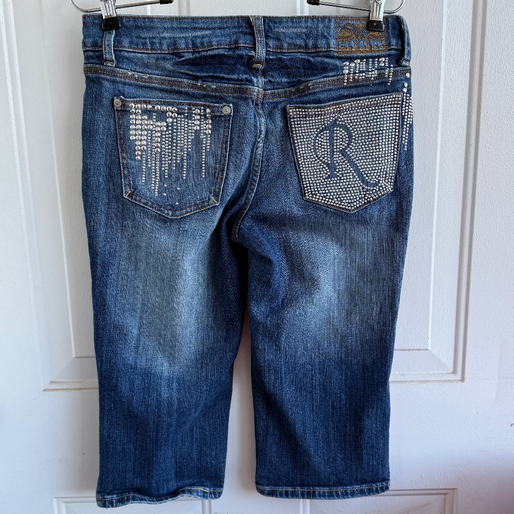 Y2K | Low Rise Denim Capri Pants | Size 29 | Vintage Early 2000s‎ Style